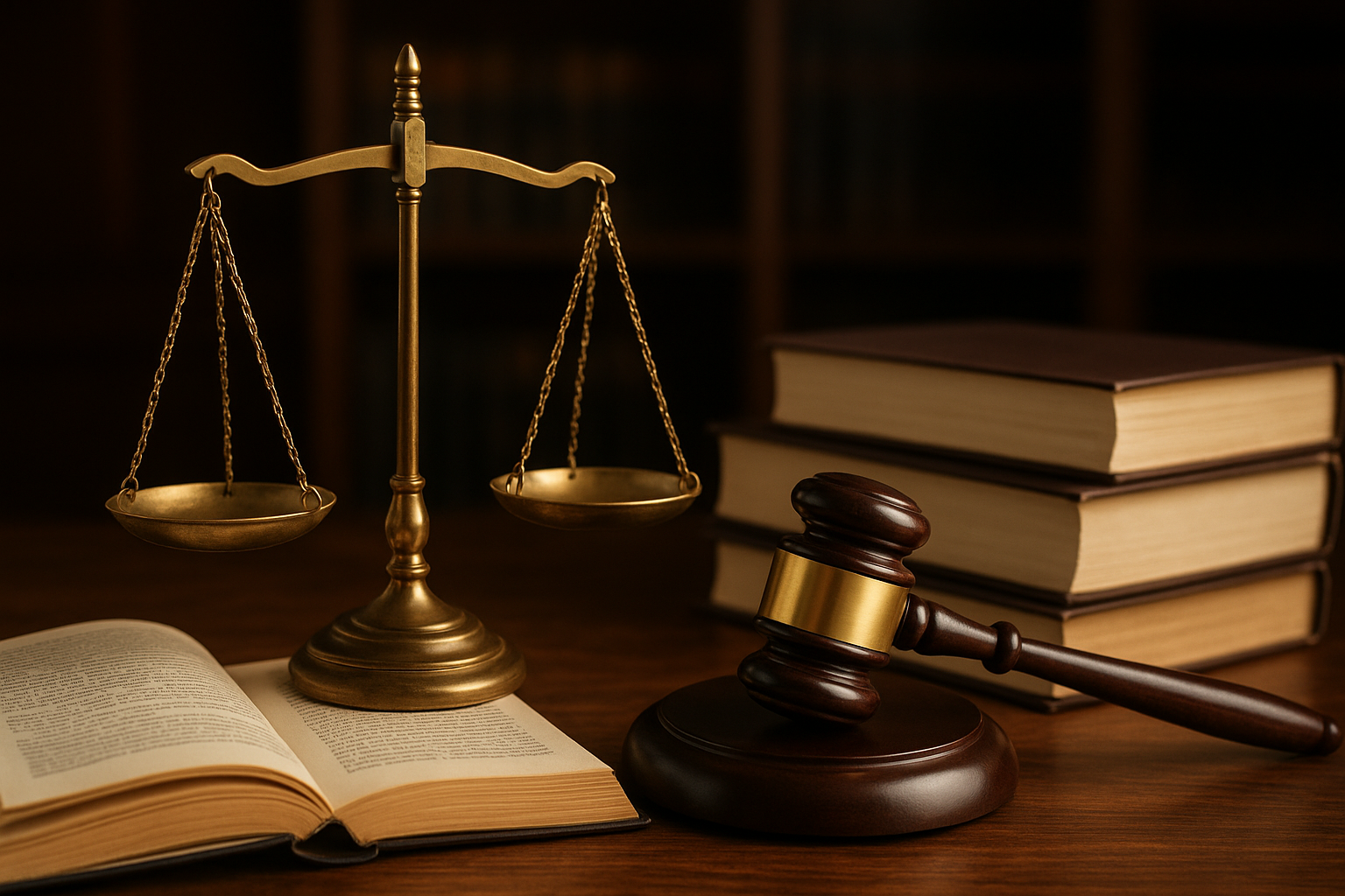 Escritório de Advocacia - Balança da Justiça